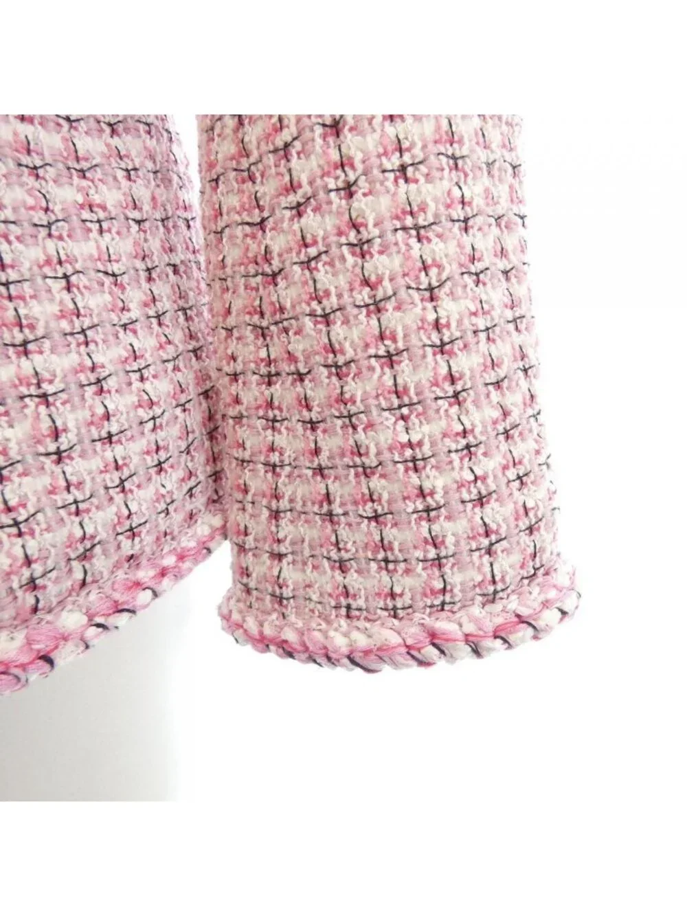 Chanel Collarless Jacket Pink